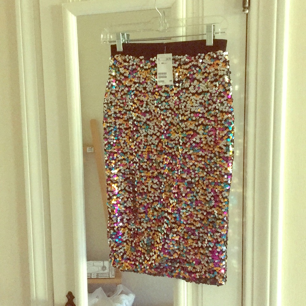 Sequin skirt
